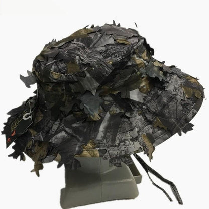 New Chinese Bionic Outdoor Military Fan Dome Camouflage Hat