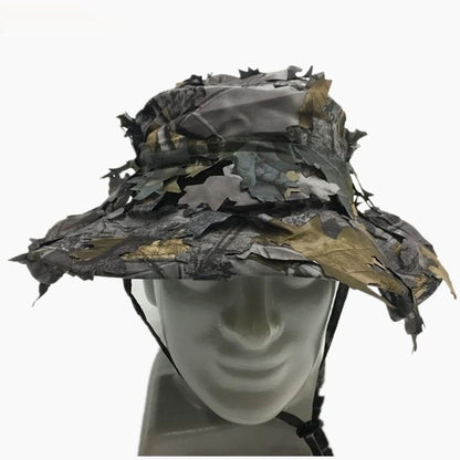 New Chinese Bionic Outdoor Military Fan Dome Camouflage Hat